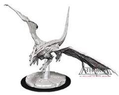 Dungeons & Dragons Nolzur`s Marvelous Unpainted Miniatures: W09 Young White Dragon
